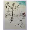 Image 1 : Salvador Dali DON QUIXOTE CHEVALIER "SPINNING MAN" Limited Edition Lithograph