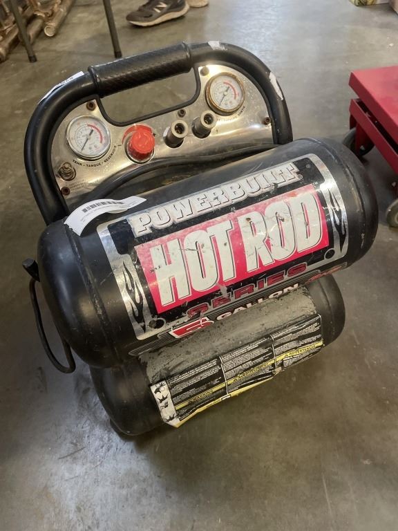 Powerbuilt Air Compressor POWERBUILT AIR COMPRESSOR, 5 GALLON, 3HP