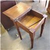 Image 8 : ANTIQUE OAK FLIP TOP DESK