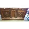 Image 8 : ANTIQUE 2PC MARBLE TOP DISPLAY CABINET