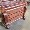 Image 2 : ANTIQUE MAHOGANY CHEST OF DRAWERS