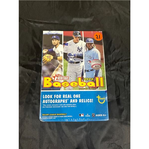 Booster Box - Topps Heritage Baseball 2022