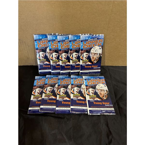 Lot of 10 Unopened Packs - 20-21 Series One Upper Deck
