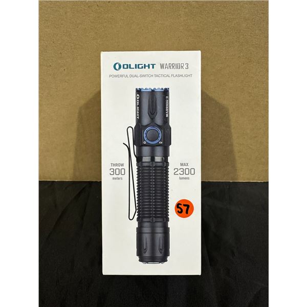 Olight Warrior 3 2300 Lumen Flashlight - Complete