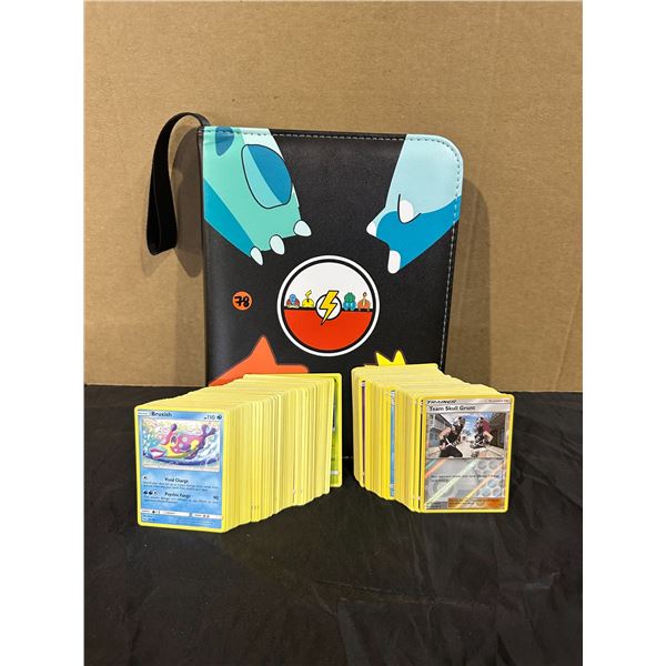 Pokemon Binder and 200 Common Original Pokemon Cards