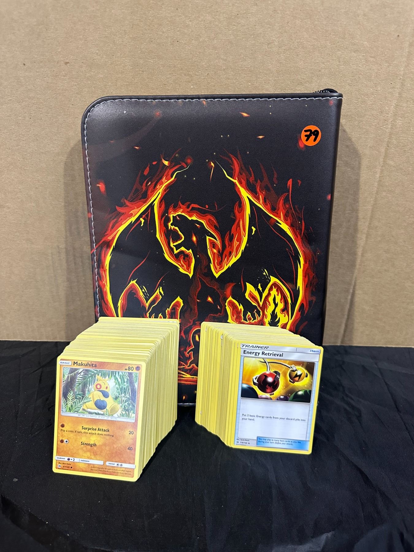 Pokemon Binder and 150 Common Original Pokemon Cards Pokemon Binder and 150 Common Original Pokemon Cards