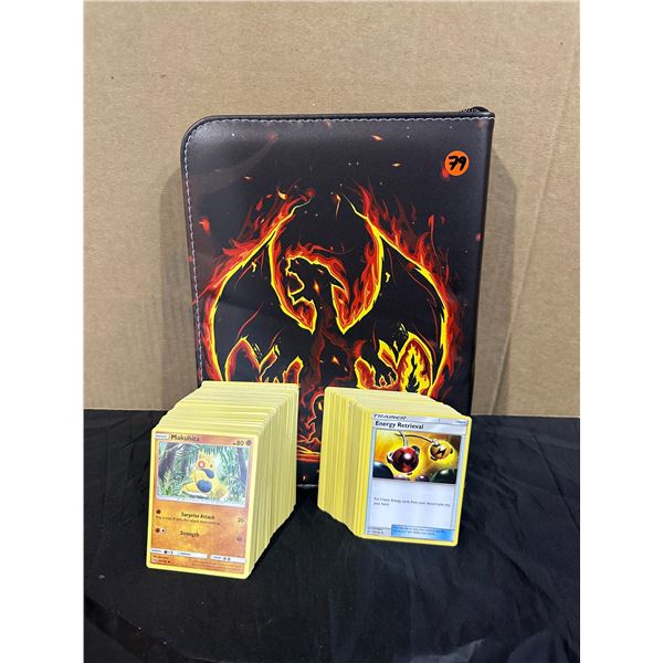 Pokemon Binder and 150 Common Original Pokemon Cards