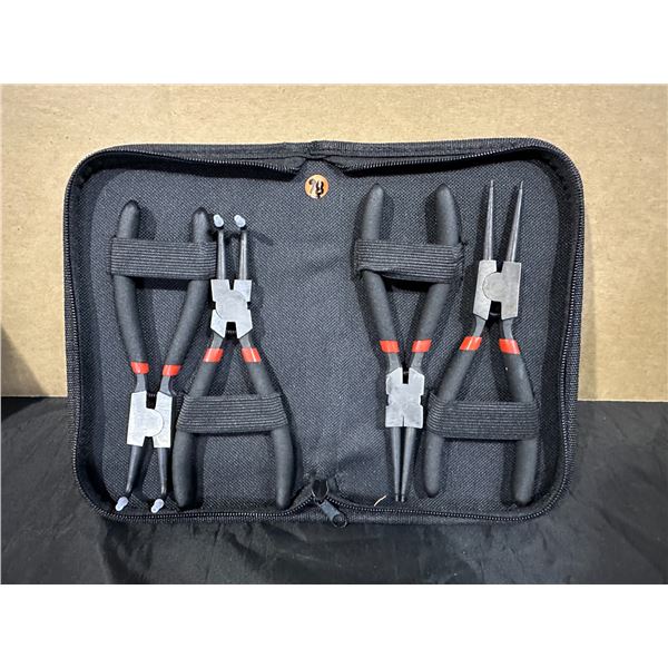 Set of 4 Snap Ring Pliers