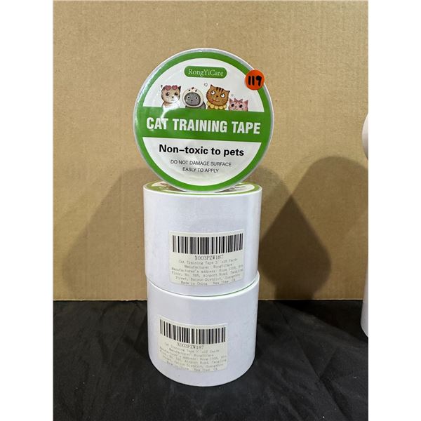 Lot of 3 Cat Training Tape Rolls