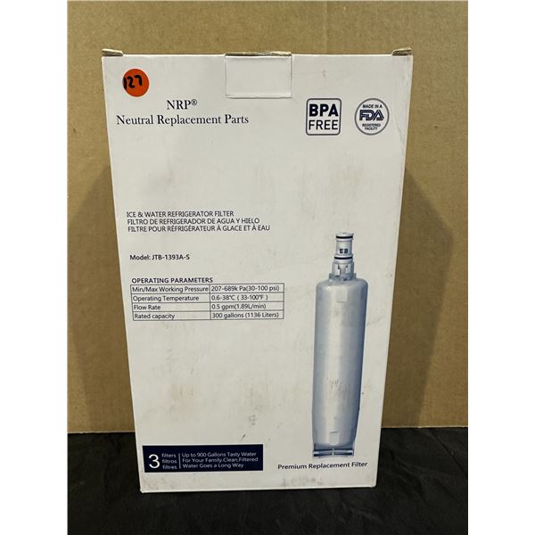 Ice and Water Refrigirator Filter 3-Filters