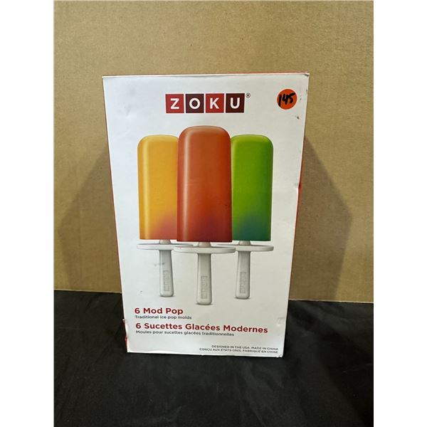 6 Mod Pop Traditional Ice Pop Molds