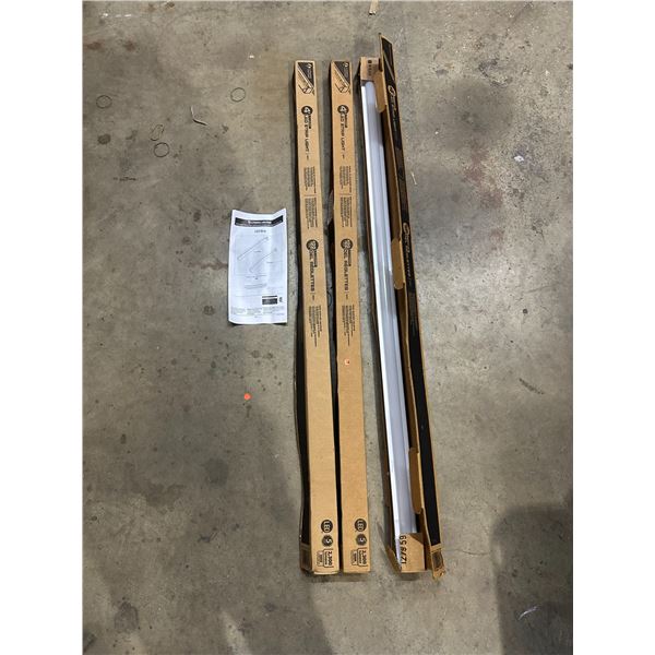 Lot of 3 LED Strip Lights 120V 4 Foot Length