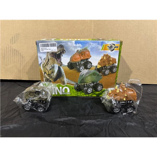8 Piece Dino Racing Toy Cars