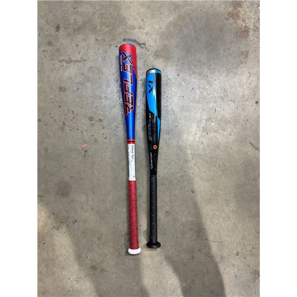 Lot of 2 Easton Baseball Bats