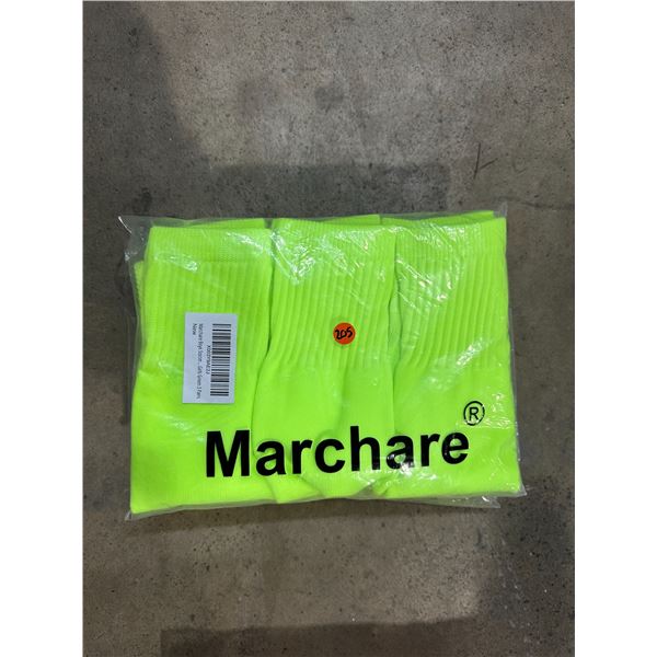 Lot of 2 Packs - 6 Pairs Kids Soccer Socks Green