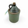 Image 2 : Stoneware Jug with Wood Plug Stopper, 11-1/2" Tall x 7-1/4" Diameter, No Markings