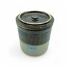 Image 2 : Stoneware Crock with Lid, 9-1/4" Tall x 8-3/4" Diameter, No Markings