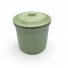 Image 2 : Medalta Stoneware LTD Stoneware Crock with Lid, 8-3/4" Tall x 8-3/4" Diameter, Marked
