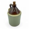 Image 2 : Stoneware Jug with Wood Plug Stopper, 11-1/2" Tall x 7" Diameter, No Markings