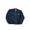 Image 2 : 2X Navy Blue Cargo Zone Ma1 Flight Jacket Size 2XLarge