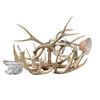 Image 2 : Deer antler candle holder chandelier prop - approx 19in H