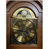 Image 2 : Howard Miller grandfather clock 80in height w/ 2 wooden curio display cabinets - approx 72in height