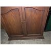 Image 2 : Vintage wooden display cabinet - approx 32in x 16in x 82in H