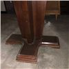 Image 2 : Vintage wooden mahogany round table - approx 52in D x 31in H