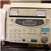 Image 2 : Group of assorted misc items - includes Panasonic fax machine / box of toys / leather cases & envelo