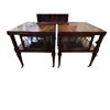 Image 3 : Wooden Table w/Cube Shelf Storage (Approx. Table 42in L x 26in W x 22in H - Cube Shelf Approx. 28in 