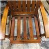 Image 2 : 2 pc - Solid wood outdoor chairs