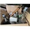 Image 2 : Cubby lot - Boxes of misc. set dec lamp shades, light fixtures, etc.