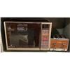 Image 1 : Group of 2 Including - Vintage Hitachi Dual Dimension Microwave & Vintage Proctor Silex Toaster