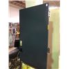 Image 2 : Blue commercial door w/ hinges