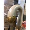Image 2 : Decorative swan sculpture - approx.  21in tall x 16in x 19in