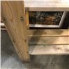 Image 2 : Solid Pine 4 shelf storage rack - 32x14x64"