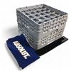 Image 1 : Bar mats w/ 2 trays of bar/restaurant glassware