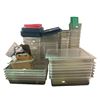 Image 1 : Large group of assorted restaurant grade food containers with lids