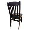 Image 2 : Set of 5 wooden restaurant dining chairs