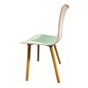 Image 2 : Set of 4 white contemporary chairs