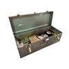 Image 2 : Group of assorted tools - tools box/ saws/ walking sticks