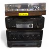 Image 1 : Group - Yamaha turntable 7 amplifier w/ RCA amplifier & Fisher 5 Disc CD changer