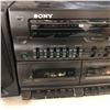 Image 2 : Vintage Sony CFS-W455 boombox that plays cassettes and AM/FM radio
