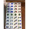 Image 2 : Mahjong set in solid wood box w/ inlays