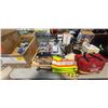 Image 1 : Group containing multimeter, high vis vest first aid kit Dremel tool, Mastercraft socket & driver se
