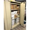 Image 2 : 6ft tall metal filing cabinet with key - 20in x 3ft CONTENTS NOT INCLUDED