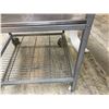 Image 2 : 3 tier stainless steel shelf on wheels - approx. 21in x 33in tall