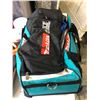 Image 2 : Large group of misc. - tools/ hard hat/ safety vests/ Makita duffle bag/ glass shades etc.
