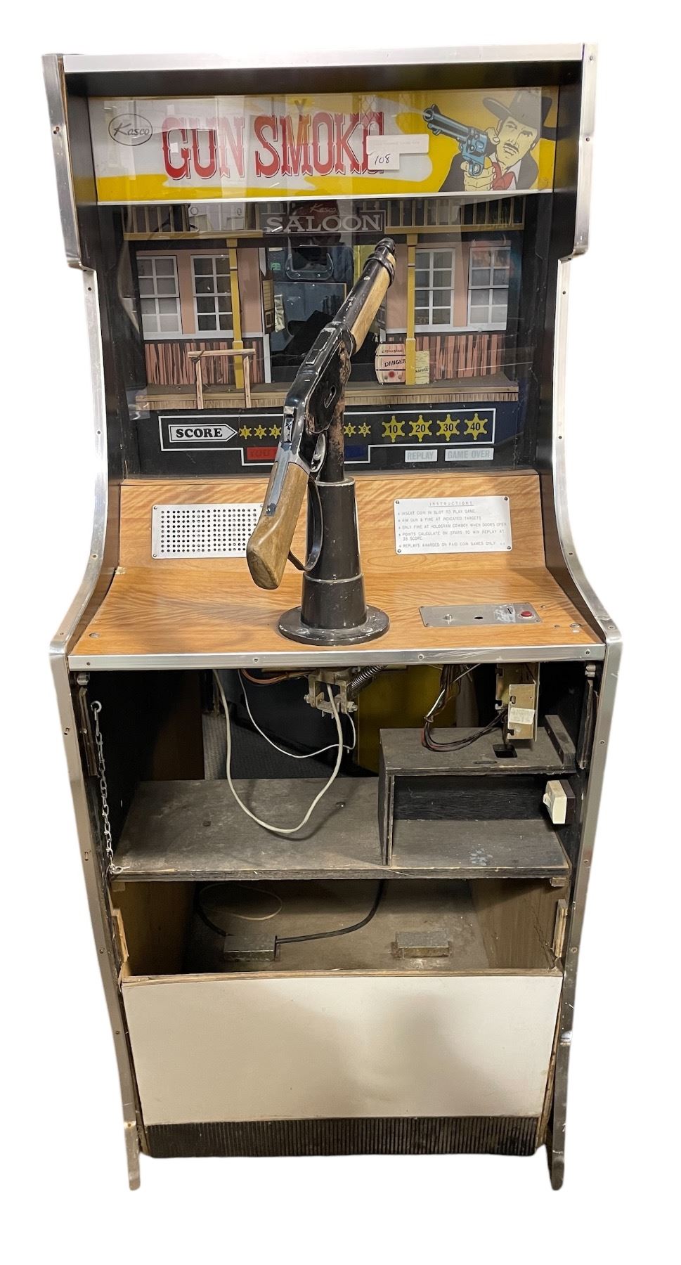 Arcade Revolver Kasco - GUN SMOKE Arcade Game