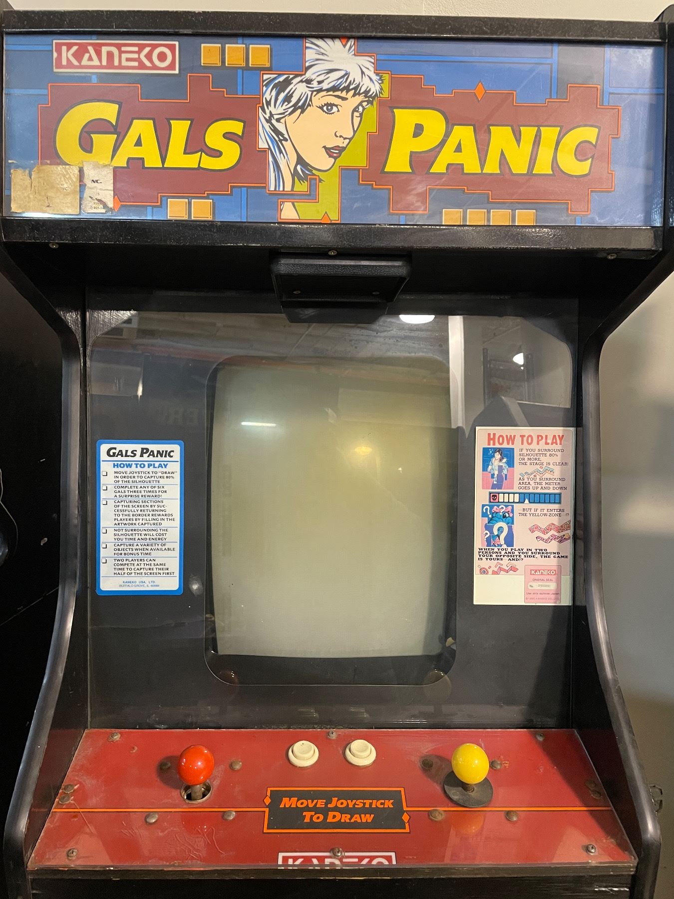 Pantic Machine Kaneko - GALS PANIC Arcade Machine - Circa 1990